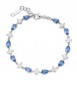 Bracciale Donna Gioielli Fancy by Brosway in argento zircone goccia blu FFB111
