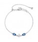 Bracciale Donna Gioielli Fancy by Brosway in argento zircone goccia blu FFB112