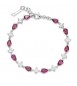 Bracciale Donna Gioielli Fancy by Brosway in argento zircone goccia rosso FPR113
