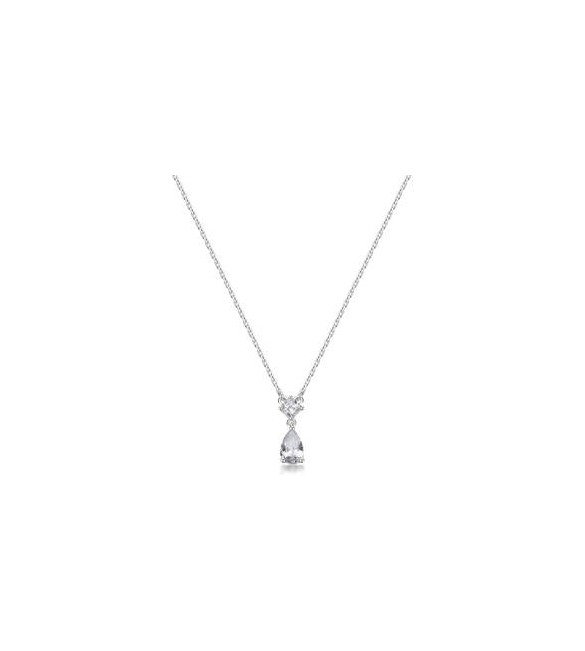 Collana Gioielli Fancy by Brosway in argento zircone forma goccia bianco FIW113
