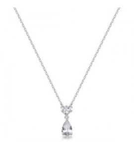 Collana Gioielli Fancy by Brosway in argento zircone forma goccia bianco FIW113
