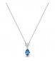 Collana Gioielli Fancy by Brosway in argento zircone forma goccia blu FFB109