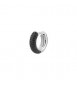 Mono Orecchino cerchietto Gioielli Fancy by Brosway in argento zirconi nero mm 15 FMB123