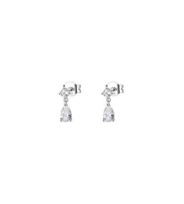 Orecchini Donna Gioielli Fancy by Brosway in argento a goccia zircone bianco FIW117