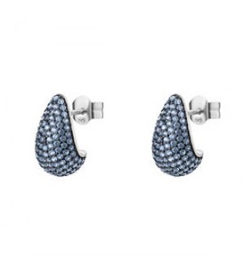 Orecchini Gioielli Fancy by Brosway in argento goccia zirconi azzurro FCL115