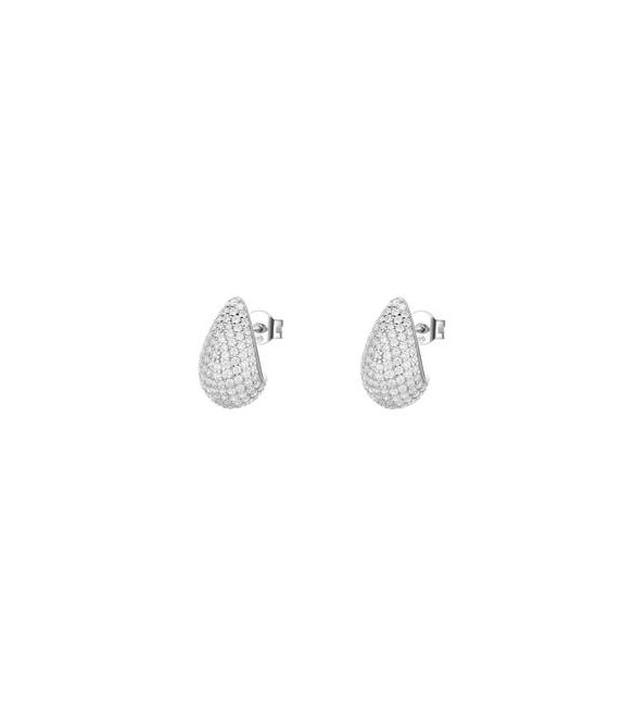 Orecchini Gioielli Fancy by Brosway in argento goccia zirconi bianco FIW125