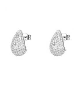Orecchini Gioielli Fancy by Brosway in argento goccia zirconi bianco FIW125