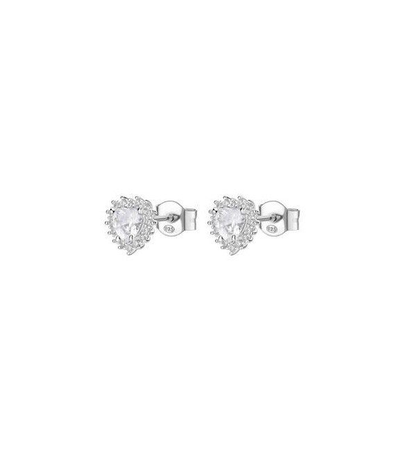 Orecchini Kate Gioielli Fancy by Brosway in argento zircone cuore bianco FIW59