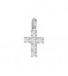 Pendente Croce Gioielli Fancy by Brosway in argento zircone cushion bianco FIW119
