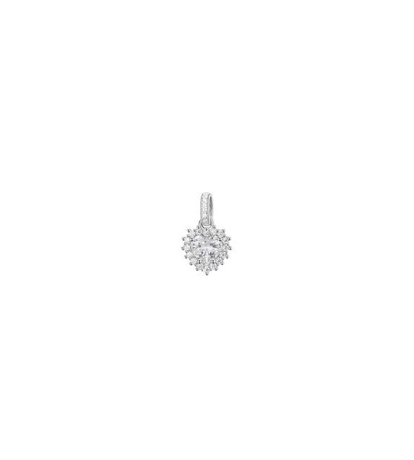 Pendente Kate Gioielli Fancy by Brosway in argento zircone cuore bianco FIW120
