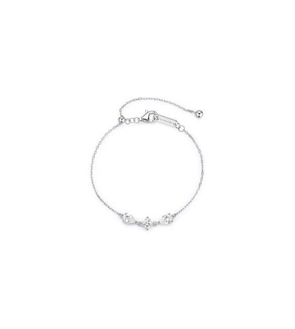 Bracciale Donna Gioielli Fancy by Brosway in argento zircone goccia bianco FIW116