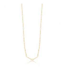 Collana Gioielli Brosway Essential in acciaio dorato maglia barette cm 56 BNL012