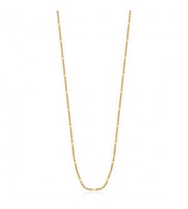Collana Gioielli Brosway Essential in acciaio dorato maglia forzatina cm 44 BNL002