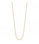 Collana Gioielli Brosway Essential in acciaio dorato maglia forzatina cm 44 BNL002