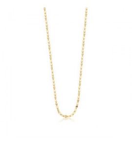 Collana Gioielli Brosway Essential in acciaio dorato maglia forzatina cm 44 BNL004