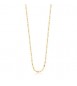 Collana Gioielli Brosway Essential in acciaio dorato maglia forzatina cm 56 BNL006