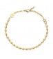 Bracciale Gioielli Brosway Essential in acciaio dorato maglia chicco di riso BNL058
