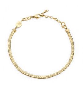 Bracciale Gioielli Brosway Essential in acciaio dorato maglia snake BNL062