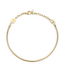 Bracciale Gioielli Brosway Essential in acciaio dorato maglia snake BNL064