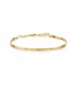 Bracciale Gioielli Brosway Essential in acciaio dorato maglia snake da poter incidere BNL066