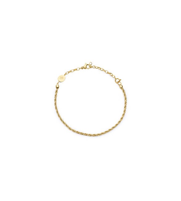 Bracciale Gioielli Brosway Essential in acciaio dorato maglia torchon BNL056