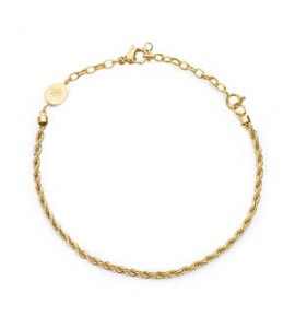 Bracciale Gioielli Brosway Essential in acciaio dorato maglia torchon BNL056