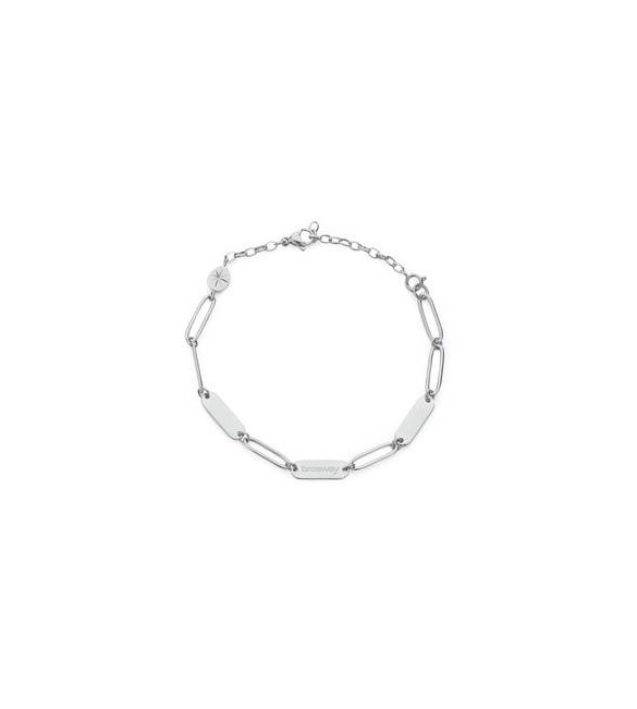 Bracciale Gioielli Brosway Essential in acciaio maglia graffette da poter incidere BNL053