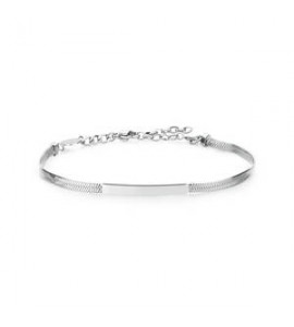 Bracciale Gioielli Brosway Essential in acciaio maglia snake da poter incidere BNL065