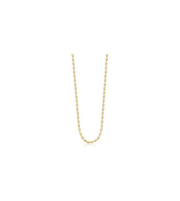 Collana Gioielli Brosway Essential in acciaio dorato maglia chicco di riso cm 44 BNL034
