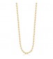 Collana Gioielli Brosway Essential in acciaio dorato maglia chicco di riso cm 44 BNL034