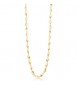Collana Gioielli Brosway Essential in acciaio dorato maglia flakes cm 56 BNL024