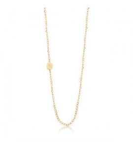 Collana Gioielli Brosway Essential in acciaio dorato maglia forzatina cm 44 BNL026