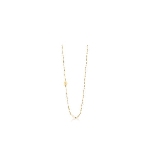 Collana Gioielli Brosway Essential in acciaio dorato maglia forzatina cm 56 BNL028