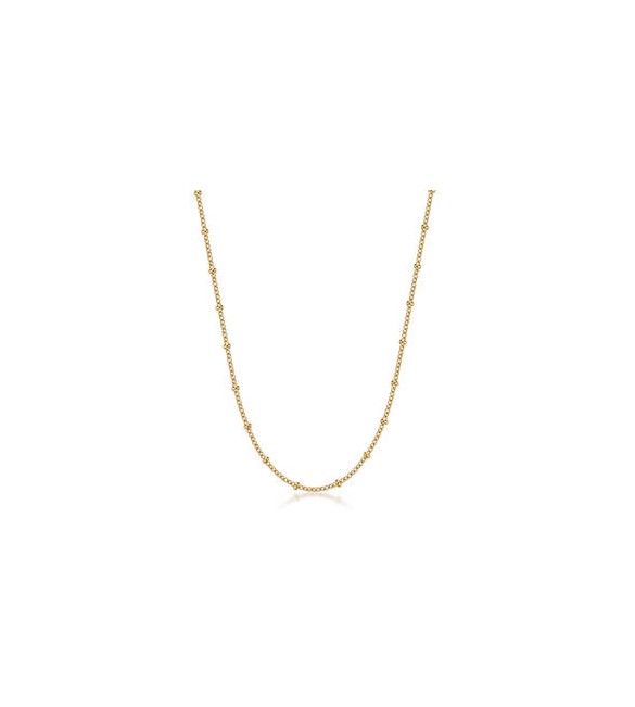 Collana Gioielli Brosway Essential in acciaio dorato maglia forzatina cm 56 BNL036