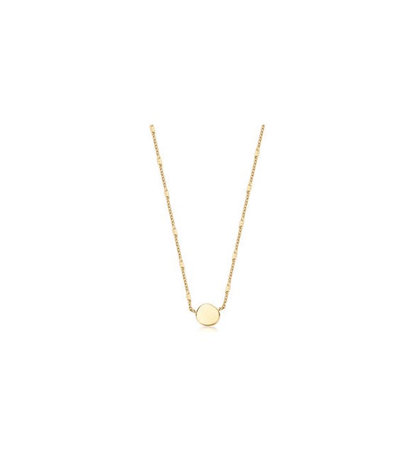 Collana Gioielli Brosway Essential in acciaio dorato maglia forzatina cm 56 BNL042 da poter incidere