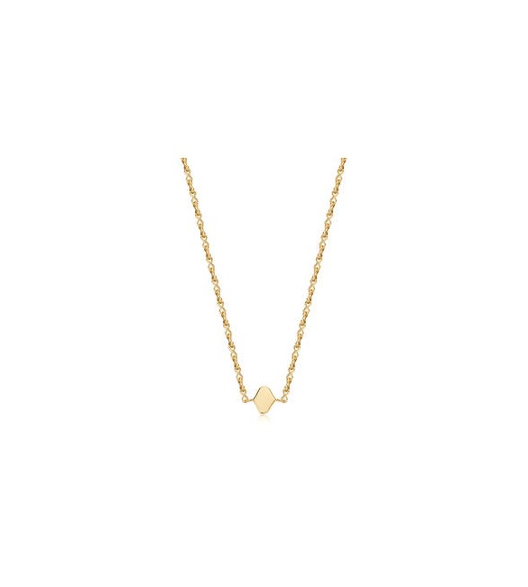 Collana Gioielli Brosway Essential in acciaio dorato maglia infinito cm 44 BNL044 da poter incidere