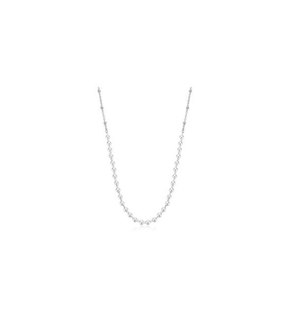 Collana Gioielli Brosway Essential in acciaio e perle di conchiglia cm 44 BNL037