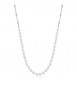 Collana Gioielli Brosway Essential in acciaio e perle di conchiglia cm 44 BNL037