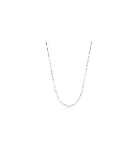 Collana Gioielli Brosway Essential in acciaio e perle di conchiglia cm 56 BNL039