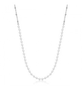 Collana Gioielli Brosway Essential in acciaio e perle di conchiglia cm 56 BNL039