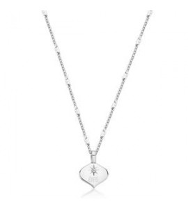 Collana Gioielli Brosway Essential in acciaio maglia forzatina cm 44 BNL045 da poter incidere