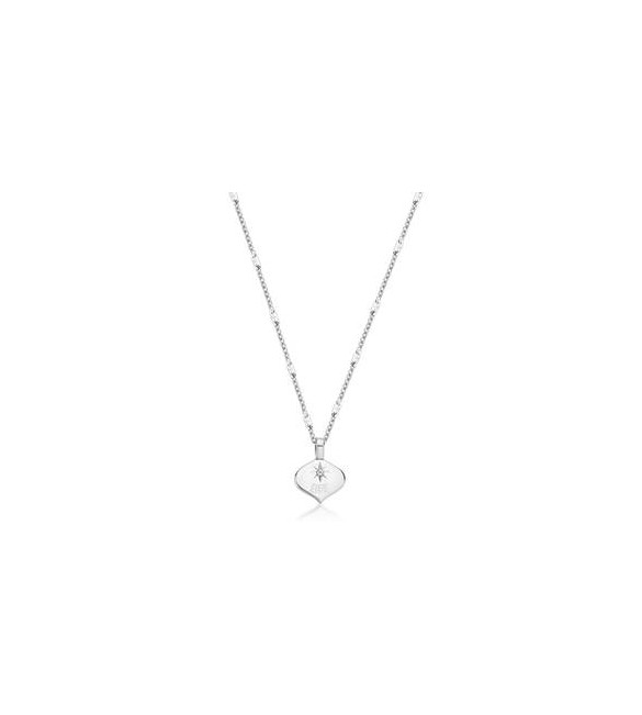 Collana Gioielli Brosway Essential in acciaio maglia forzatina cm 44 BNL045 da poter incidere