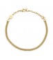 Bracciale Gioielli Brosway Essential in acciaio dorato maglia milano BNL070