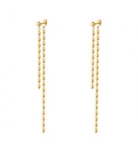 Orecchini Gioielli Brosway Essential in acciaio dorato pendenti BNL080