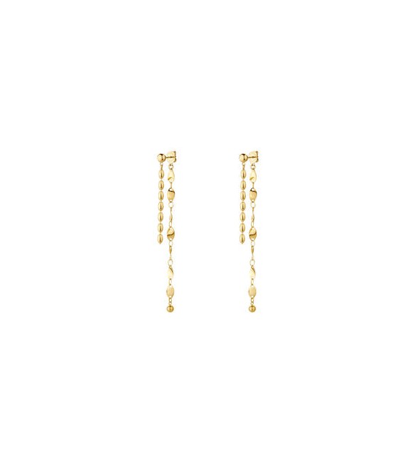 Orecchini Gioielli Brosway Essential in acciaio dorato pendenti BNL082