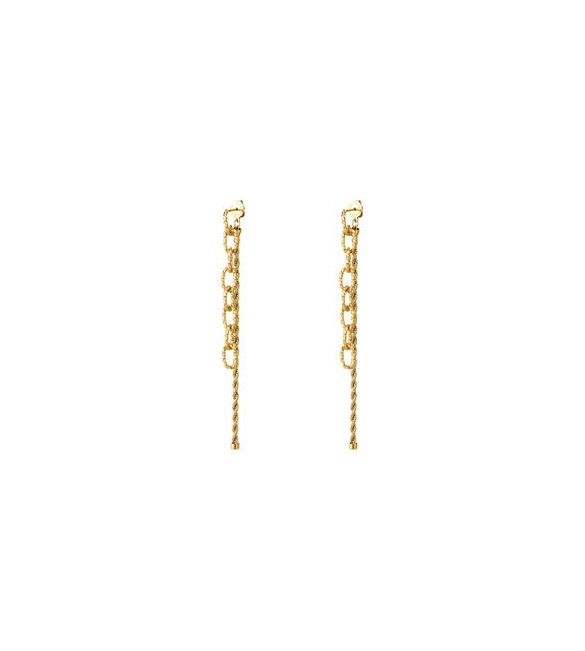 Orecchini Gioielli Brosway Essential in acciaio dorato pendenti BNL084