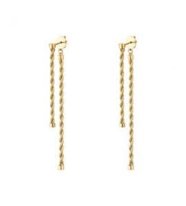 Orecchini Gioielli Brosway Essential in acciaio dorato pendenti BNL088