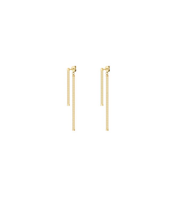 Orecchini Gioielli Brosway Essential in acciaio dorato pendenti BNL092