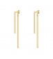 Orecchini Gioielli Brosway Essential in acciaio dorato pendenti BNL092