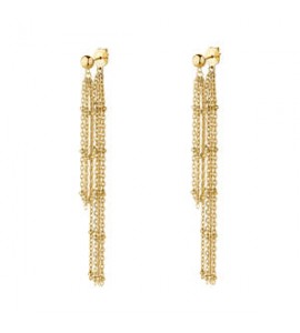 Orecchini Gioielli Brosway Essential in acciaio dorato pendenti BNL098